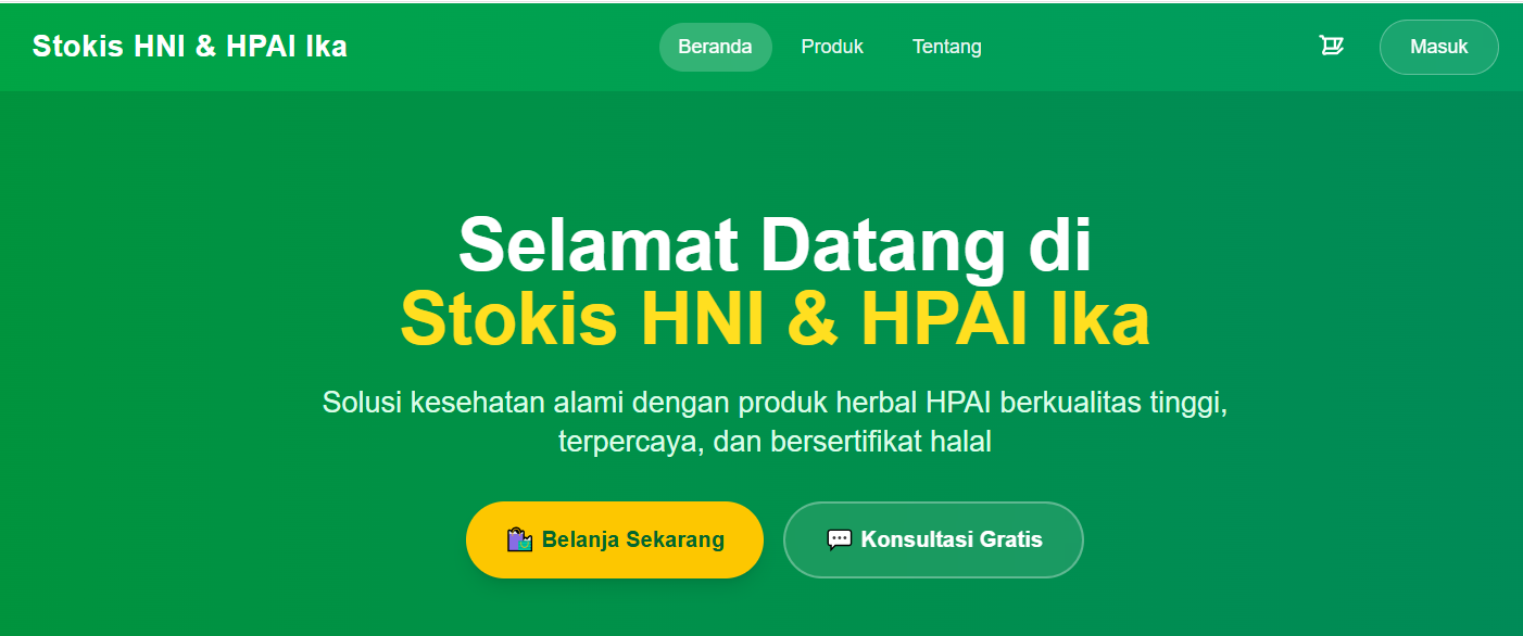 E-commerce HPAI Ika